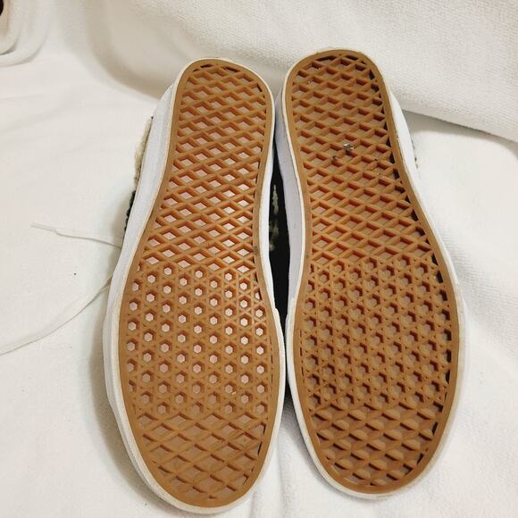 Vans unisex sk-8 Hi camo print sherpa black high top sneakers shoes - Picture 7 of 7